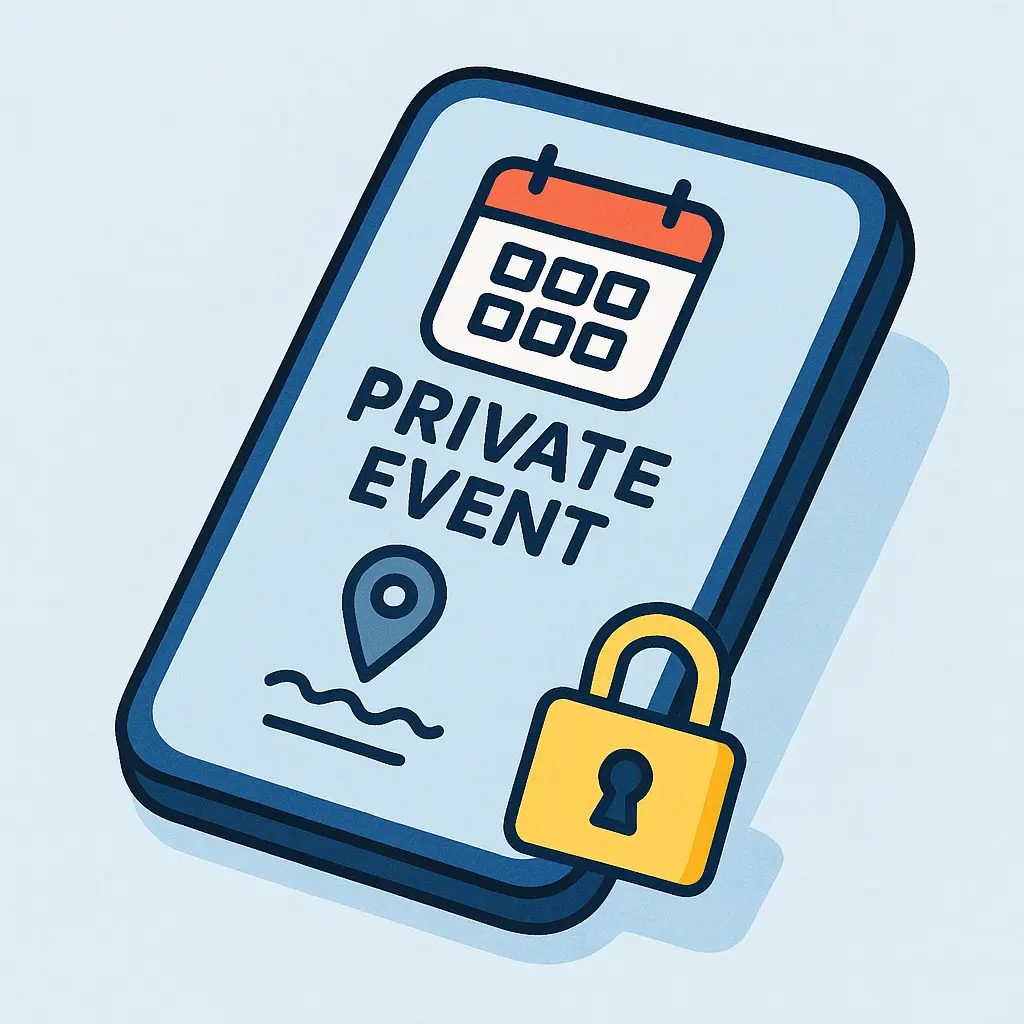 Private event example